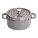 staub ストウブ ホーロー鍋 RST4735 ピコ・ココット ラウンド (18cm)/グレー プロユース（業務用）として販売されている国内正規販売ルートの商品です。家庭用に付属されている生涯保証書（シリアルナンバー）は付属されておりません。予めご了承ください。 その1