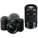SONY ソニー ZV-E10Y(B)ブラック VLOGCAM ダブルズームレンズキット デジタル一眼カメラ α アルファ