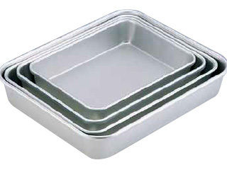 AKAO アカオアルミ アルマイト　標準バット　深型／4号