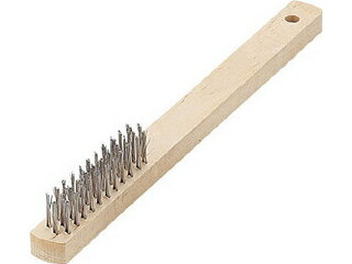 TRUSCO トラスコ中山 木柄3行ブラシ ステンレス線 TB-5031