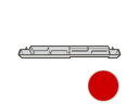 【納期約10日かかります】 SHARP シャープ ウォーターオーブン ヘルシオ用 つゆ受け(レッド系) (3501110051)
