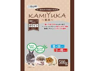【ペットのための、あったかアイテム】 Cs シーズイシハラ KAMIYUKA～紙床～ホワイト　500g
