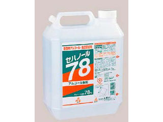 SEH セハージャパン セハノール78（除菌用アルコール）交換ボトル　4L