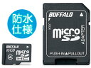 BUFFALO obt@[ hdl microSDHCJ[h 16GB Class4iNX4j SDϊA_v^[t RMSD-BS16GAB