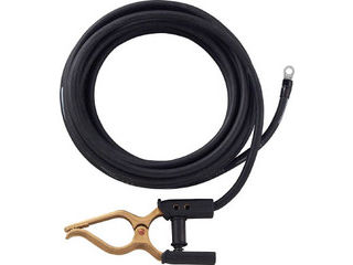 TRUSCO/トラスコ中山 キャブタイヤケーブル アースクリップ丸端子付 5m TCT-3805KE