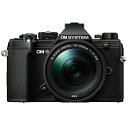 純正スペアバッテリープレゼント! OM SYSTEM オーエムシステム 【純正スペア電池プレゼント】OM-5 14-150mm II レンズキット ブラック 当...