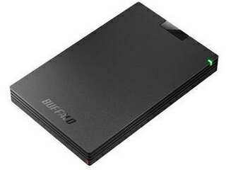 BUFFALO バッファロー USB3.2(Gen1)対応ポータブルハードディスク 2TB Type-Cケーブル付き HD-PGAC2U3-BA ブラック