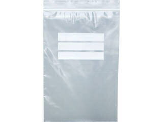 TRUSCO/トラスコ中山 チャック付ポリ袋(白枠付) 0.08mm厚 200x140mm 100枚入 TCBW-G-8A-TM