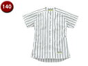 SSK エスエスケイ US002JM-1090 ジュニアストライプメッシュシャツ 【140】 (ホワイト×ブラック)(4)