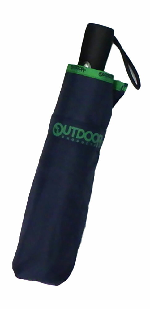 OUTDOOR PRODUCTS アウトドアプロダクツ 【キッズ】傘 折りたたみ 雨具 自動開閉傘 10002505【ブラック】