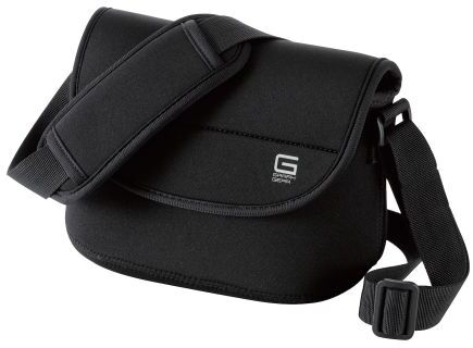 ELECOM エレコム カメラバッグ デジカメケース GRAPH GEAR ショルダーバッグ ブラック DGB-SSF01MBK