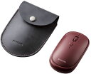 ELECOM エレコム BlueLEDマウス/薄型/Bluetooth対応/4ボタン/ポーチ付/レッド M-TM10BBRD(2)