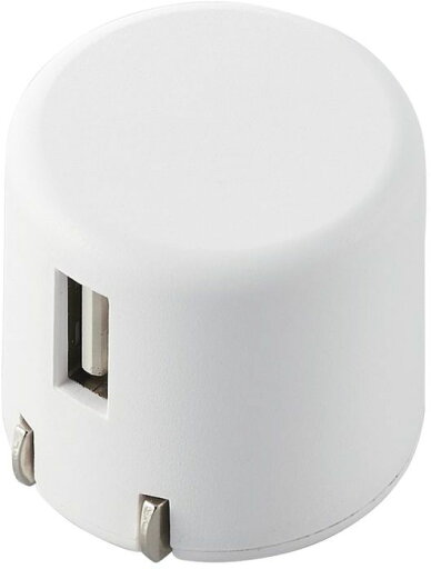 ELECOM エレコム スマートフォン用AC充電器/USB-Aメス1ポート/1.0A出力/ホワイト MPA-ACU07WH ELECOM エレコム スマートフォン用AC充電器/USB-Aメス1ポート/1.0A出力/ホワイト MPA-ACU07WH