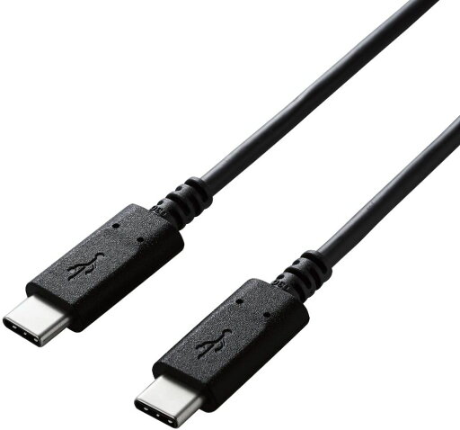 ELECOM エレコム USB2.0ケーブル/C-Cタイプ/認証品/PD対応/3A出力/3.0m/ブラック U2C-CC30NBK2 ELECOM エレコム USB2.0ケーブル/C-Cタイプ/認証品/PD対応/3A出力/3.0m/ブラック U2C-CC30NBK2