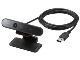 ELECOM エレコム Webカメラ/200万画素/Full HD/Windows Hello顔認証対応/ブラック UCAM-CF20FBBK