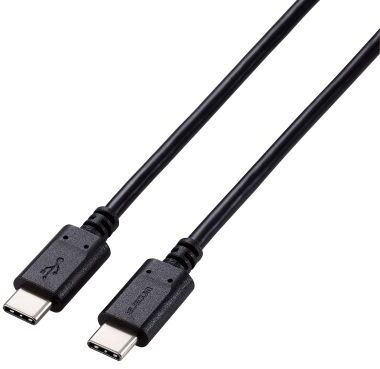 ELECOM エレコム USB2.0ケーブル/C-Cタイプ/PD対応/5A出力/100W/コンパクトコネクタ/2.0m/ブラック U2C-CC5PC20NBK ELECOM エレコム USB2.0ケーブル/C-Cタイプ/PD対応/5A出力/100W/コンパクトコネクタ/2.0m/ブラック U2C-CC5PC20NBK