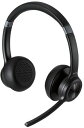 ELECOM エレコム Bluetooth対応ヘッドセット/ノイズリダクションマイク機能付き/ブラック LBT-HSOH20BK