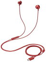 ELECOM エレコム デジタル式イヤホン/USB Type-C/セミオープン/14.2mmドライバ/レッド EHP-DF10IMRD