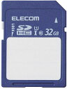 ELECOM エレコム SDHCカード 保存内容が書ける ケース付 UHS-I 80MB/s 32GB MF-FS032GU11C