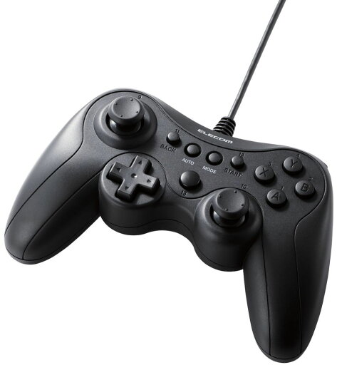 ELECOM エレコム 有線ゲームパッド/Xinput/Xbox系配置/連射/スティックモード切替/軽量/ブラック JC-GP20XBK ELECOM エレコム 有線ゲームパッド/Xinput/Xbox系配置/連射/スティックモード切替/軽量/ブラック JC-GP20XBK
