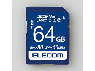 ELECOM 쥳 ǡSDXC(UHS-I U3 V30) 64GB MF-FS064GU13V3R