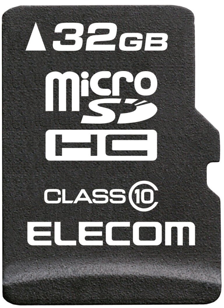 ELECOM GR [ MicroSDHCJ[h/f[^T[rXt/Class10/32GB MF-MSD032GC10R