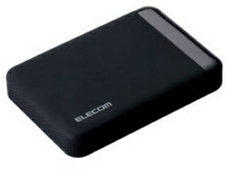 ELECOM エレコム USB3.0 ポータブルハードディスク ハードウェア暗号化 パスワード保護 500GB / e:DISK ELP-EEN005UBK