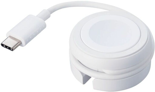 ELECOM エレコム Apple Watch磁気充電ケーブル/高速充電対応/巻き取りタイプ/USB Type-C/ホワイト MPA-AWMCQWH ELECOM エレコム Apple Watch磁気充電ケーブル/高速充電対応/巻き取りタイプ/USB Type-C/ホワイト MPA-AWMCQWH