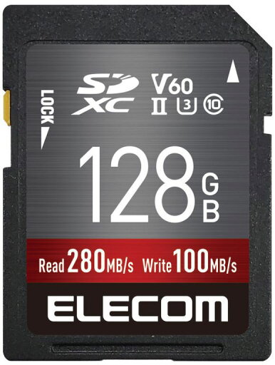 ELECOM エレコム SDXCカード データ復旧サービス付 UHS-II V60 128GB MF-FS128GU23V6R ELECOM エレコム SDXCカード データ復旧サービス付 UHS-II V60 128GB MF-FS128GU23V6R