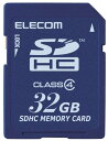 ELECOM GR SDHCJ[h/Class4/32GB/@lp/ȈՃpbP[W MF-FSD032GC4/H