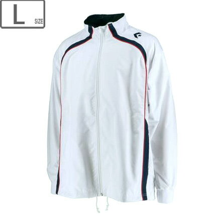 CONVERSE コンバース 【メンズ】ウォームアップジャケット 裾ボックス仕様 【ホワイト×ネイビー】【Lサ..