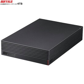 BUFFALO バッファロー USB3.1(Gen1)/USB3.0接続外付けハードディスク 4TB PC用&TV録画用 HD-NRLD4.0U3-BA