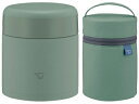 ZOJIRUSHI 象印 SW-KA30-GMステンレススープジャー【300ml】+SW-PB01-GMスープジャーポーチ【250〜400mL】(マットグリーン...