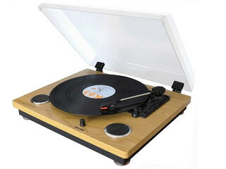 WINTECH 廣華物産 【納期11月下旬以降】KRP-206S　スピーカー搭載レコードプレーヤー KRP206S