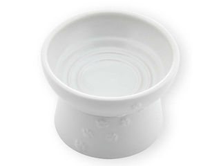 necoichi 猫壱 猫用 脚付フードボウル 日本製 ホワイト