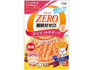 Petio ペティオ おいしくスリム脂肪分ゼロ ダブルスティック ササミとおいも＆根菜入り 100g