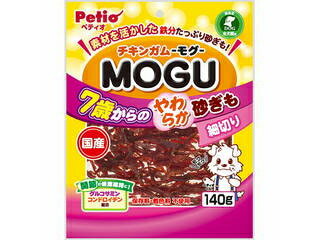 Petio ペティオ チキンガムMOGU 7歳からのやわらか 砂ぎも細切り 140g