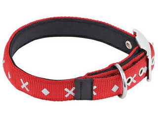 Petio ペティオ BASIC PLUS クロスダイヤカラー L レッド