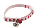 Petio ペティオ CAT COLLAR フィッシュボーダーカラー ピンク