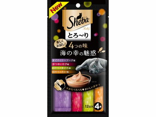 MARS マースジャパンリミテッド シーバ とろ〜り メルティ 4つの味 海の幸の魅惑 12g×4本