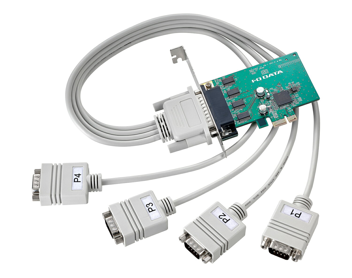 I・O DATA アイ・オー・データ PCI Expressバス→RS-232C拡張インターフェイスボード 4ポート RSA-EXP2P4