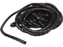 TRUSCO/トラスコ中山 スパイラルチューブ 10m 結束径Φ20.0〜100.0 黒 TSP24BK