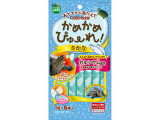 手から直接与えてコミュニケーションが取れる、ピューレタイプの水棲カメ用おやつです。たんぱく質たっぷりのさかなを主原料に、カルシウムを配合。カメの健康な成長を助けます。 商品情報 原材料魚、コーンスターチ、植物性油脂、炭酸カルシウム、増粘安定剤(グァーガム)、酸化防止剤(ビタミンE)保証成分粗たん白質5.0％以上、粗脂肪2.0％以上、粗繊維1.0％以下、粗灰分3.5％以下、水分90.0％以下エネルギー63kcal/100g賞味期限24ヶ月原産国または製造地中国 707958000　