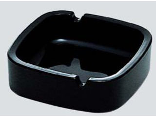 TOYO-SASAKI 東洋佐々木ガラス ガラス　スクエアー　灰皿　ブラック　P-05536-BK-JAN