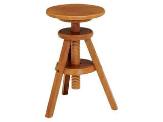 萩原 ハギハラ 回転スツール ライトブラウン VH-7960LBR メーカー直送 同梱不可 カード決済のみ対応 沖縄・北海道・離島お届け並びに時間指定不可