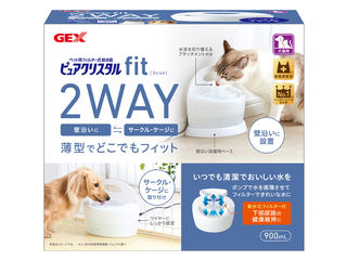 GEX ジェックス ピュアクリスタル フィット 900ml ホワイト