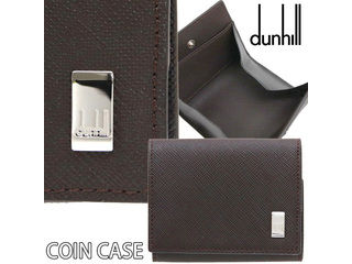 ダンヒル Dunhill ダンヒル メンズ コインケース Plain ブラック コイン 小銭 カード BOX付 22R2P13PS201R