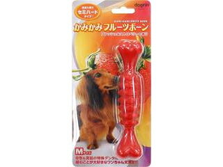 SuperCat スーパーキャット かみかみフルーツボーン ストロベリー M セミハードタイプ DM-407