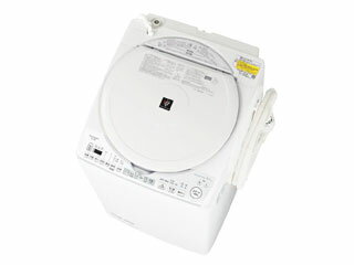 SHARP/シャープ ES-TX8H-W(ホワイト系)　穴なし槽シリーズ タテ型洗濯乾燥機【洗濯・脱水容量8kg/乾燥4.5kg】 【お届けまでの目安：18日間】
