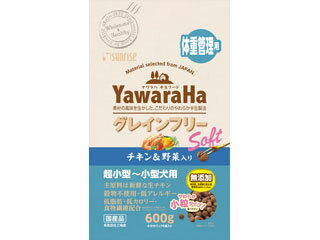 MG マルカン ヤワラハ グレインフリー ソフト チキン＆野菜入り 体重管理用 600g